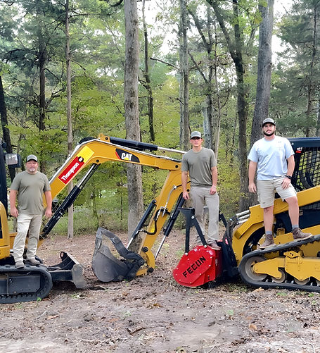 Land services crew at work